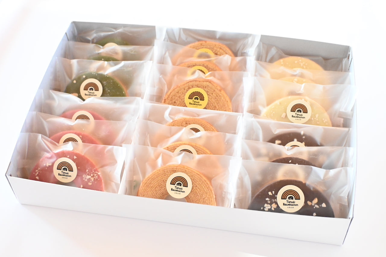 たぬクーヘン（いろどり 18個セット）#3