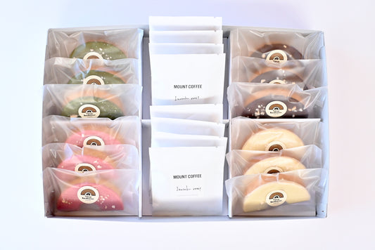 たぬチョコクーヘンと ドリップコーヒーのセット　#6